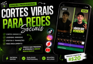Eu vou Fazer cortes virais para TikTok, Reels e Shorts