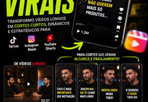 Eu vou criar cortes do seu vídeo que te geraram alcance