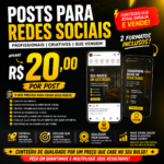 Eu vou criar Posts Profissionais por 20 Reais