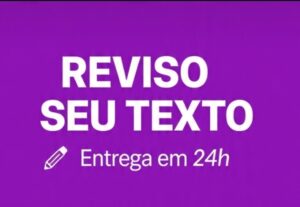 Eu vou Revisar seu texto e ajusto erros ortográficos.
