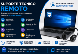 Eu vou Resolver problemas no Windows remotamente