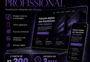 Eu vou criar uma landing page profissional e responsiva