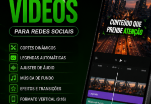 Eu vou editar seu vídeo para TikTok, Reels e Shorts