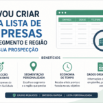Eu vou criar uma lista de empresas para você prospectar
