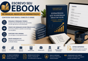 Eu vou escrever seu ebook de finanças e negócios
