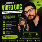 Eu vou fazer Criação de Vídeo UGC