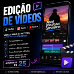 Eu vou editar vídeos curtos para TikTok e Reels