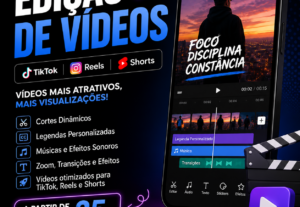Eu vou editar vídeos curtos para TikTok e Reels