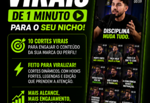 Eu vou criar 10 cortes virais que engajam seu conteúdo