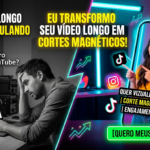 Eu vou fazer 3 cortes para reels por apenas 50 reais
