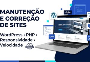 Eu vou Corrigir e melhorar o seu site profissionalmente