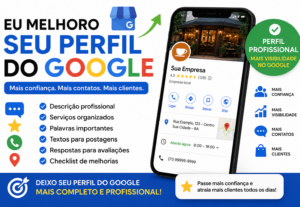 Eu vou melhorar seu Perfil do Google para atrair clientes