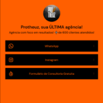 Eu vou criar um microsite com seus links para seu instagram