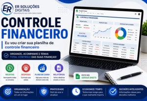 Eu vou criar sua planilha de controle financeiro