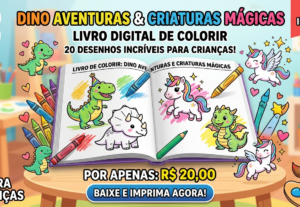 Eu vou Fazer um e-book para colorir de dinossauro