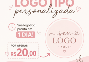Eu vou Criar sua logotipo em 1 dia