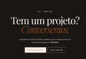 Eu vou criar uma Landing page para seu negócio