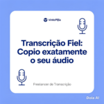 Eu vou fazer Digitação de texto