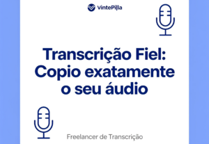 Eu vou fazer Digitação de texto