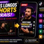 Eu vou Trasformar videos longos em shorts virais para reels