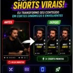 Eu vou Trasformar videos longos em shorts virais para reels