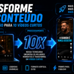 Eu vou transformar seu vídeo em 10cortes para as redes socia...
