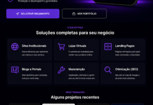Eu vou Criar um site profissional e responsivo