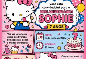 Eu vou Fazer Convites para sua festa