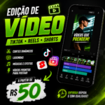 Eu vou fazer edição de vídeo para suas redes sociais