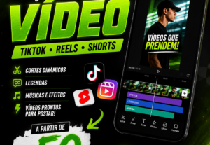 Eu vou fazer edição de vídeo para suas redes sociais