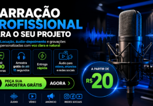 Eu vou fazer uma narração para o seu serviço