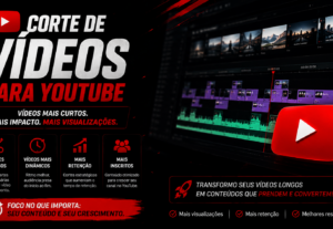 Eu vou fazer cortes do seu vídeo ou live que gere engajament...