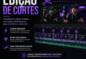 Eu vou Fazer cortes dos seus vídeos que vão te gerar alcance