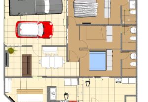 Eu vou Fazer o projeto da sua casa, planta baixa e 3D.