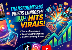 Eu vou fazer cortes de vídeos pra ajudar viralizar