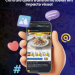 Eu vou criar design de posts pra redes sociais.
