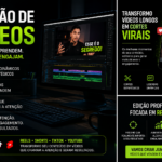 Eu vou criar cortes virais para seus vídeos
