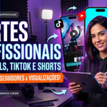 Eu vou criar cortes profissionais para Reels, TikTok e Short...