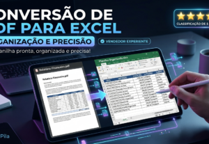 Eu vou converter PDF para Excel de forma organizada e precis...