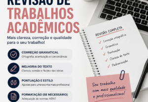 Eu vou revisar, corrigir e formatar seu trabalho