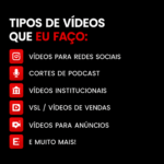 Eu vou fazer Edições de vídeo para suas redes sociais