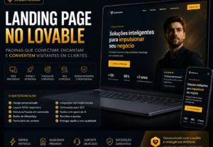 Eu vou fazer sua Landing Page no Lovable.