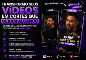 Eu vou criar cortes incríveis do seu vídeo