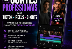 Eu vou Fazer Cortes profissionais para vídeos