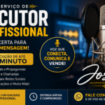 Eu vou Orientar Locução de qualidade para Todos os Projeto