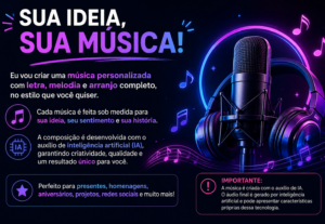 Eu vou criar uma música personalizada para você