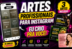 Eu vou criar posts profissionais para redes sociais