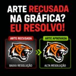 Eu vou vetorizar sua arte para impressão