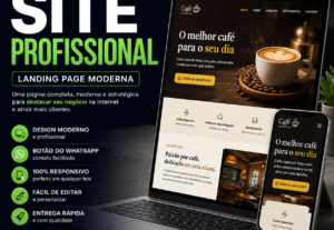 Eu vou criar o seu Site Profissional moderno e responsivo