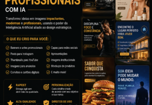 Eu vou Criar imagens profissionais com IA